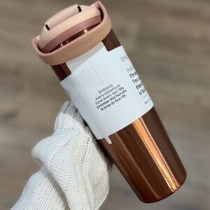 Owala IN GOOD COMPANY 30 Oz Sway Freesip Metallic Rose Gold Holiday Collection